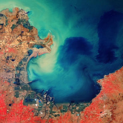 ESA - Immagine della settimana: Earth from Space, baia di Laizhou (25 aprile 2021)